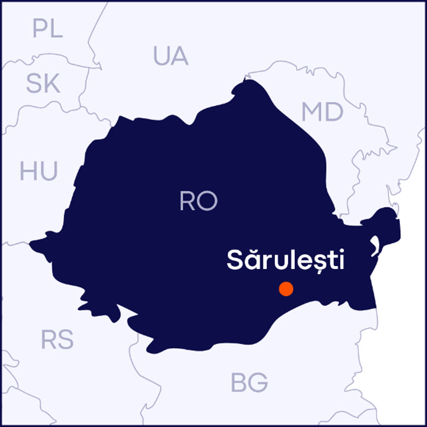 Photon Energy energie România Sarulesti map