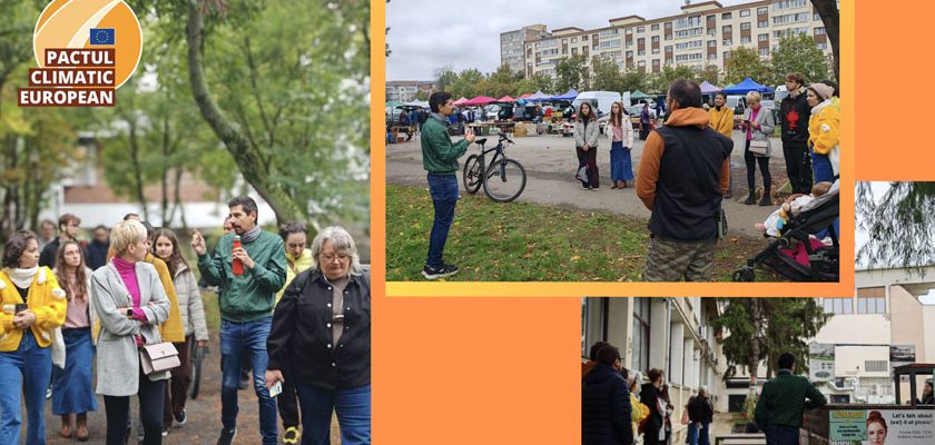 plimbare climatică Tm, 5 oct 2024 Pactul Climatic European Timișoara în șase pași climatici