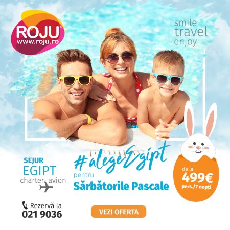 Vacanță de Paște 2025 Hurghada ROJU.ro Egipt_Paste25_1080px
