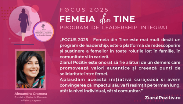4_FOCUS 2025 - Femeia din tine - Program de leadership integrat demarat cu succes la Brașov_Ziarul Pozitiv