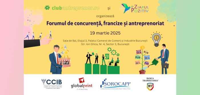 Forumul de concurență, francize și antreprenoriat 19 martie 2025 v2 cover zp