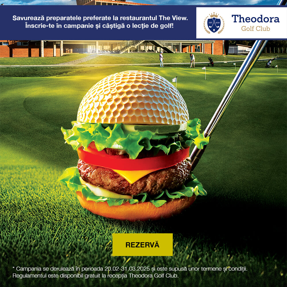 Rezervă o masă la The View lecție de golf Theodora Golf Club Alba Iulia