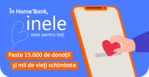 ing romania Donează în HomeBank și Construiește un Viitor Mai Bun Faptele Bune Încep cu Tine