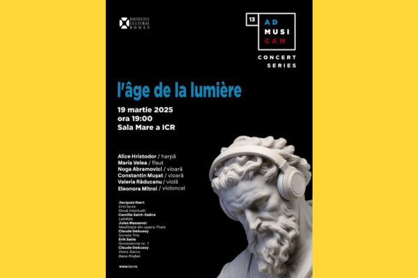 Concert AdMusicam în Sala Mare a ICR, de Ziua Internațională a Francofoniei