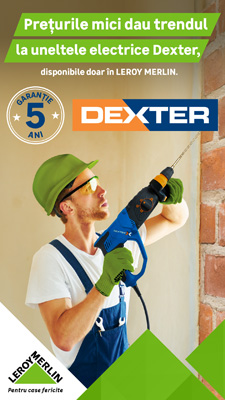 Leroy Merlin extinde la cinci ani garanția pentru uneltele electrice din marca proprie Dexter
