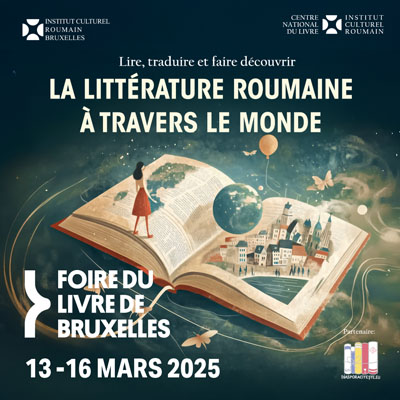 Institutul Cultural Român participă, prin ICR Bruxelles și Centrul Național al Cărții, la cea de-a 54-a ediție a Târgului Internațional de Carte de la Bruxelles, care se va desfășur