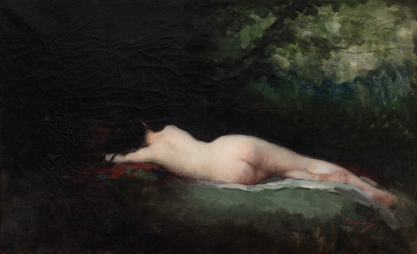 Nicolae Grigorescu, Nimfa dormind Marele Nud