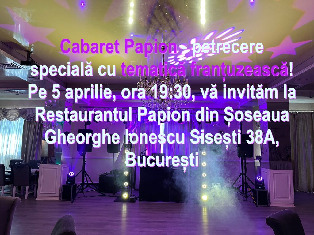 petrecere frantuzeasca cabaret papion