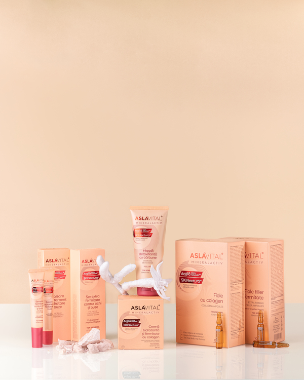 Aslavital Mineralactiv produse gama îngrijirea tenului sensibil piele sensibilă