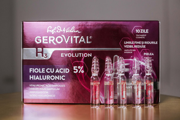 Beneficiile fiolelor cosmetice tratamentul Gerovital