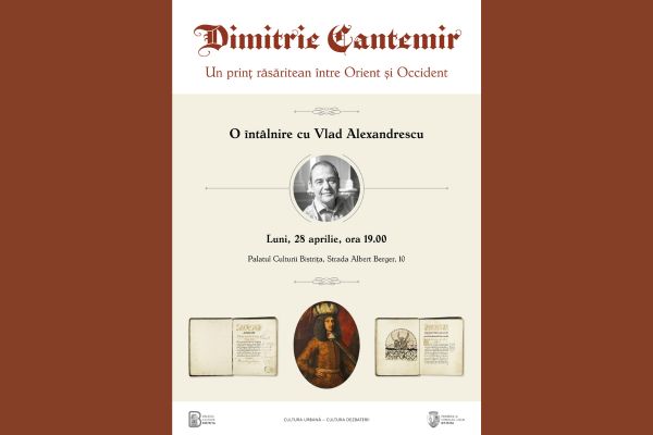 Dimitrie Cantemir Un prinţ răsăritean între Orient şi Occident cu profesorul universitar VLAD ALEXANDRESCU