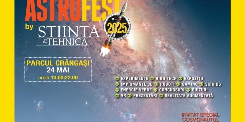 BMB, partener la ASTROFEST 2025 știință, lectură și imaginație pentru copii și familii