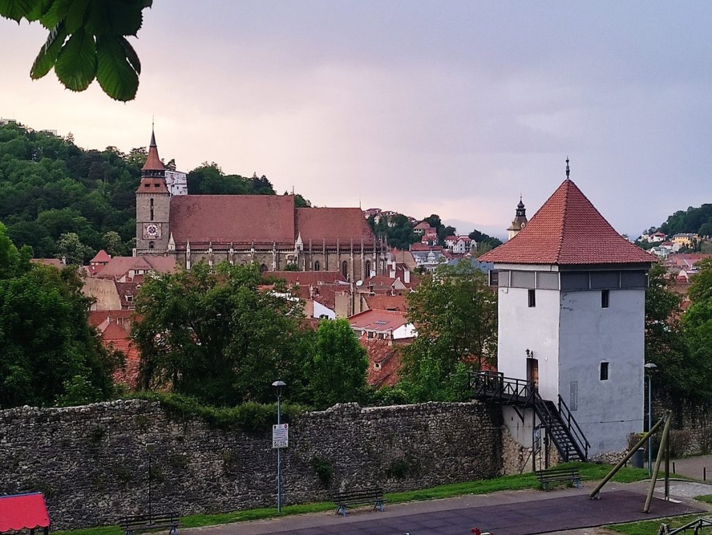 Brasov Biserica Neagra Tampa centrul vechi