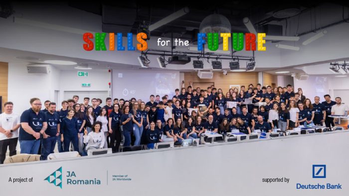 Elevii din cinci licee bucureștene au demonstrat agilitate și inovație digitală în proiectul Skills for the Future Agile Mindset, derulat de Junior Achievement România și DB Global Tech (2)