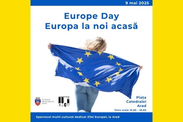 Europe Day Europa la noi acasă spectacol multi-cultural de Ziua Europei, în Piața Catedralei din Arad