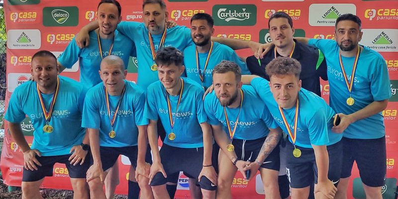 Euronews România câștigă Cupa Presei la fotbal după un parcurs dominant și rezultate excelente în competiție