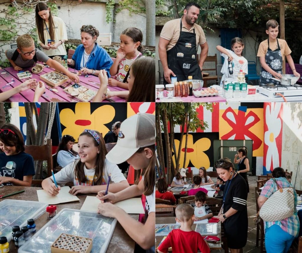 Grădina Cinemascop din Eforie Sud Dintr-un cinematograf în ruină a renăscut o scenă vibrantă a artei contemporane Eforie Colorat 2
