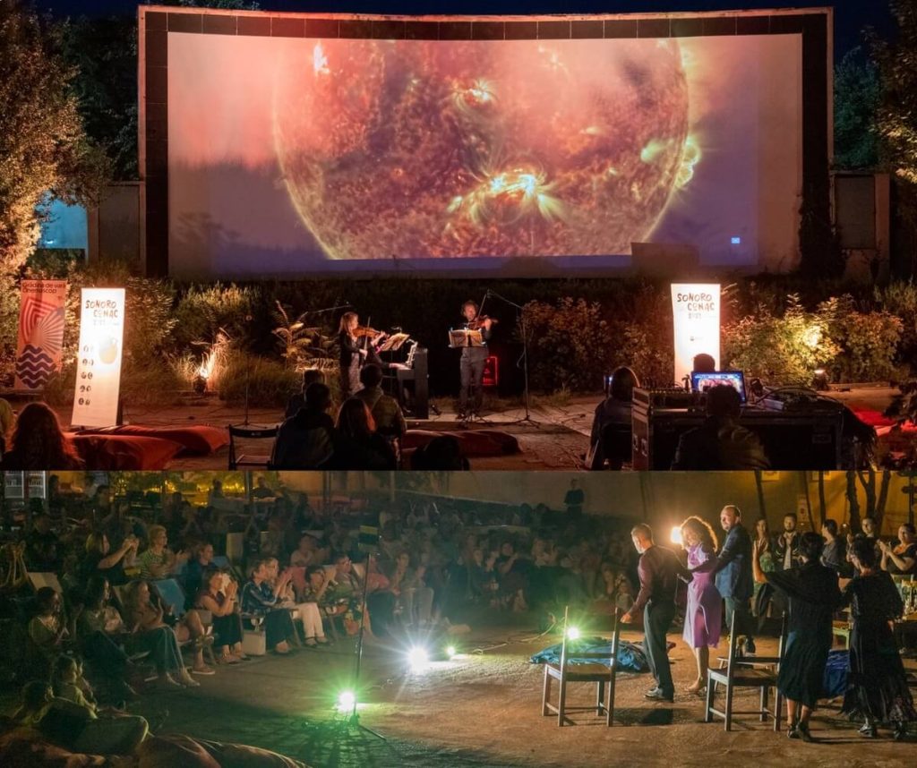 Grădina Cinemascop din Eforie Sud Dintr-un cinematograf în ruină a renăscut o scenă vibrantă a artei contemporane Eforie Colorat 4
