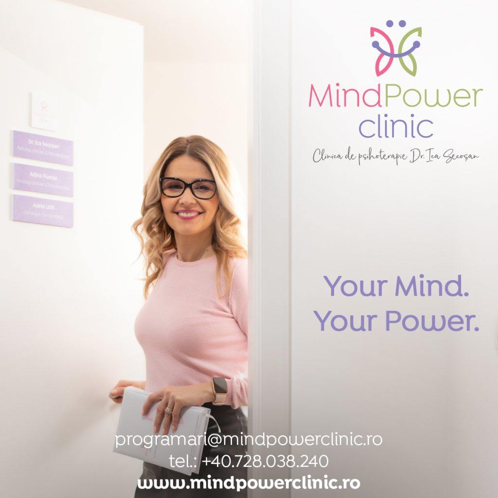 Ica Secoșan Doctor în Medicină Fondator MindPower Clinic psihoterapie Timișoara