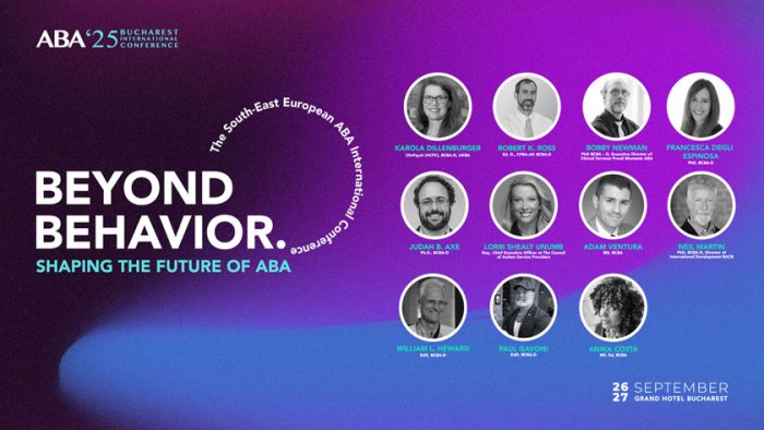 Conferința ABA 2025, analiză comportamentală aplicată, Autism Voice, Help Autism, incluziune socială, sănătate mintală, educație pozitivă