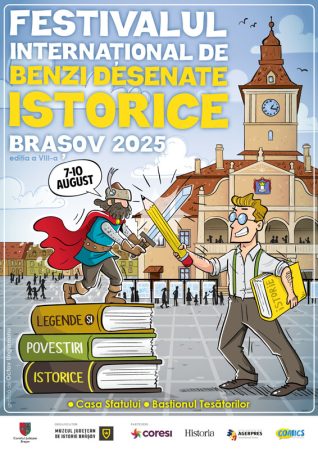 festival benzi desenate Brașov, FIBDIBV 2025, benzi desenate istorice
