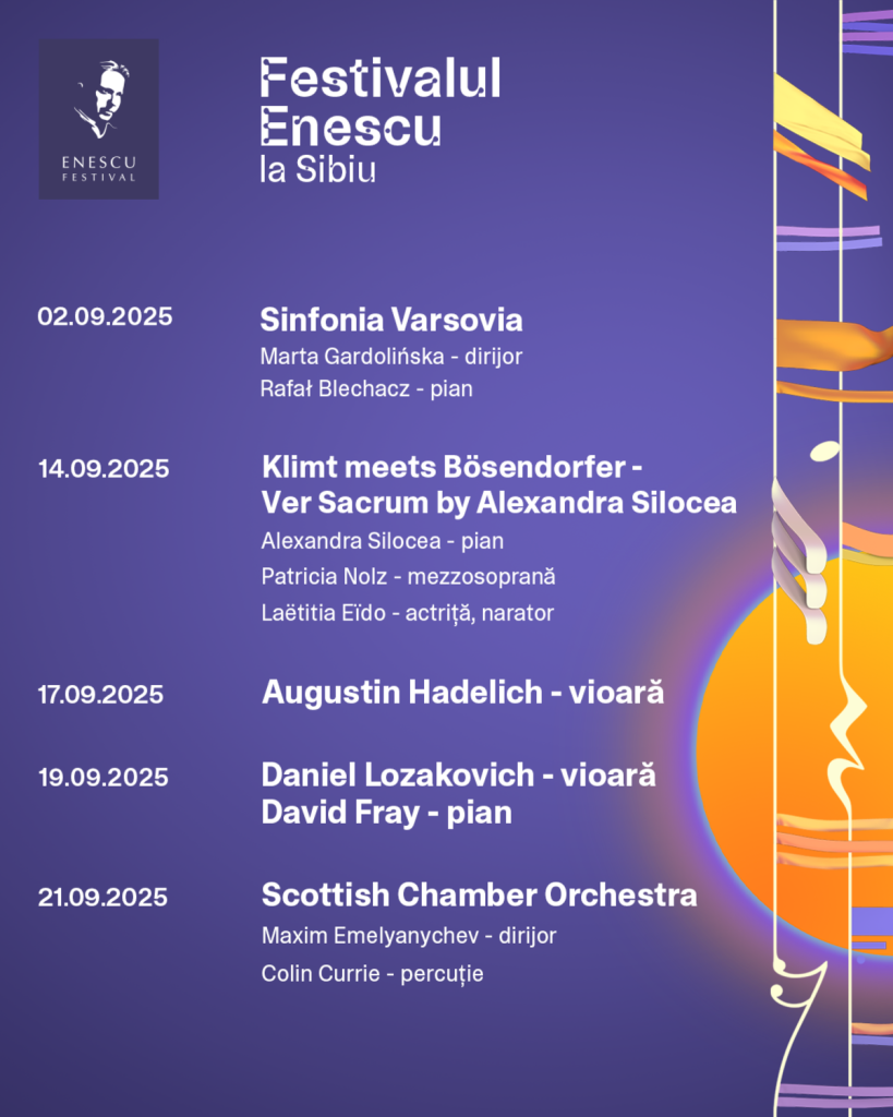 Festivalul Enescu la Sibiu 2025 - concerte