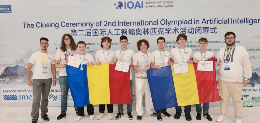 Opt medalii pentru România la Olimpiada Internațională de Inteligență Artificială 2025