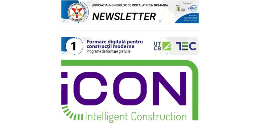 Programe de formare gratuite pentru angajații din construcții proiectul iCON UTCB și Cluster TEC