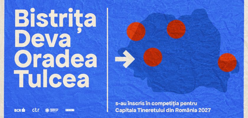 Patru orase candideaza pentru titlul Capitala Tineretului din Romania in 2027