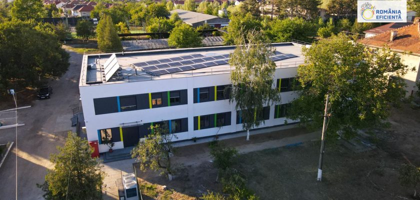România Eficientă, nZEB România, școală reabilitată energetic, OMV Petrom investiții, educație sustenabilă, EPG