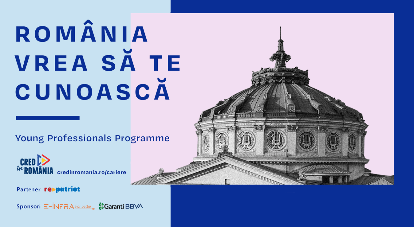 România vrea să te cunoască young professional programme credinromania diaspora tineri angajare v2