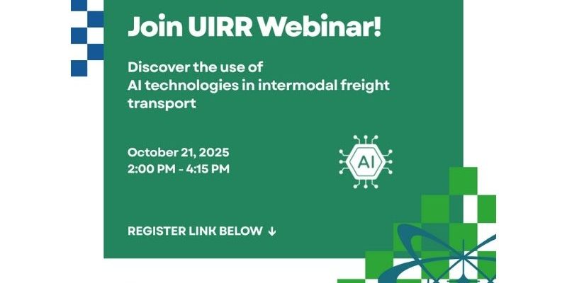 Webinar gratuit UIRR Inteligența Artificială în transportul combinat