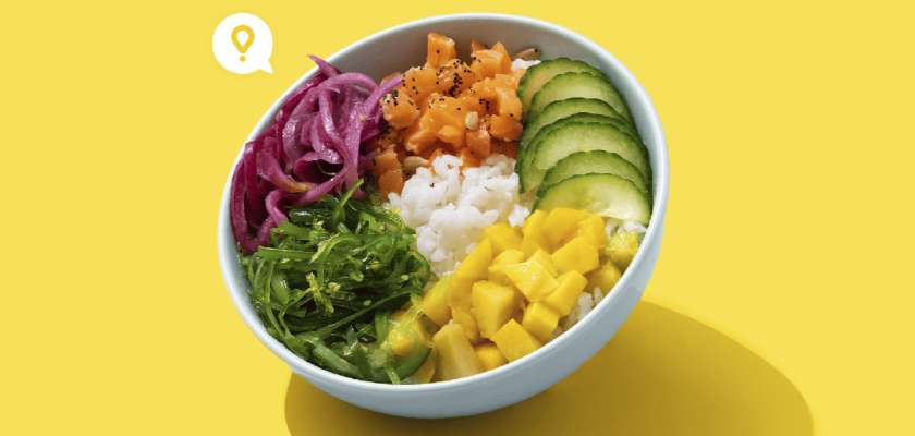 poke România, consum poke Glovo, somon poke, trend healthy food