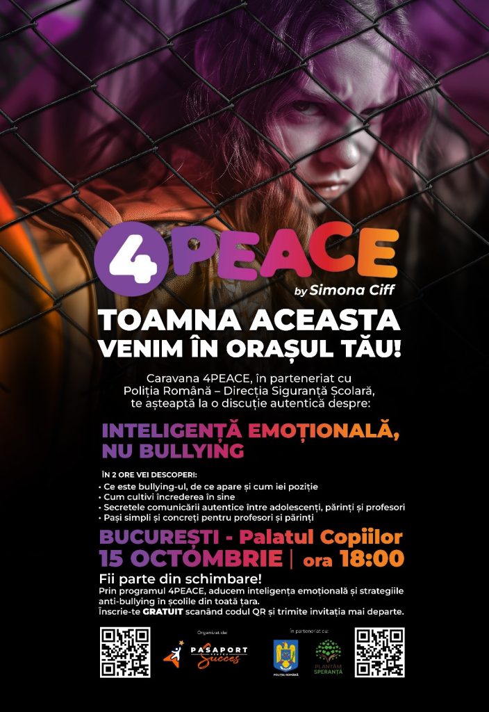 4peace 8 orase afis Bucuresti