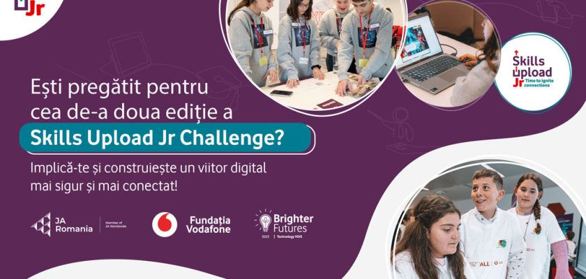 Fundația Vodafone România, Skills Upload Jr Challenge, Angela Galeța, Junior Achievement,