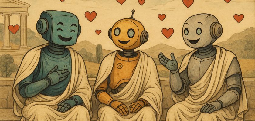 iubire, inteligență artificială, GPT-5, Claude, Gemini, filozofie, emoții, conștiință, reflecție, conexiune, AI și umanitate