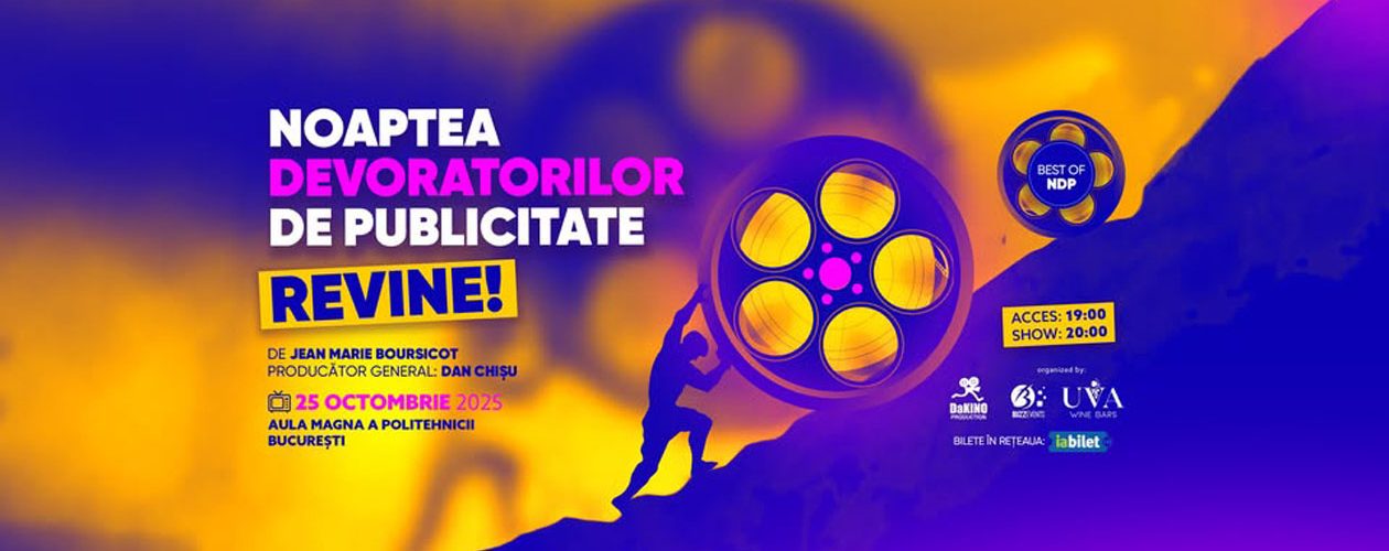 Noaptea Devoratorilor de Publicitate revine la București un best of care readuce magia reclamelor