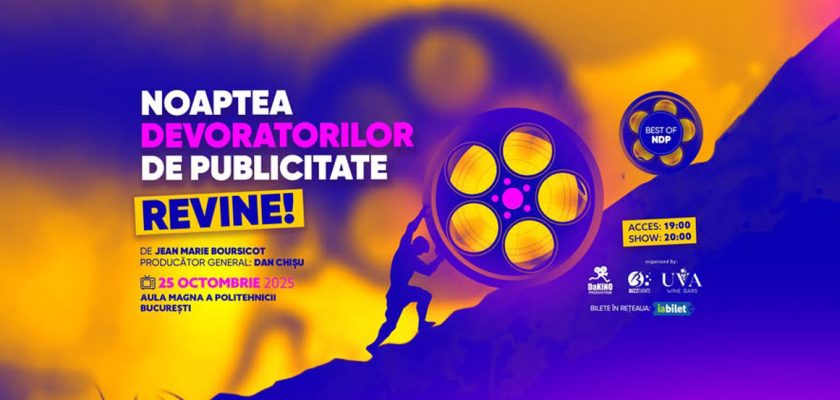 Noaptea Devoratorilor de Publicitate revine la București un best of care readuce magia reclamelor