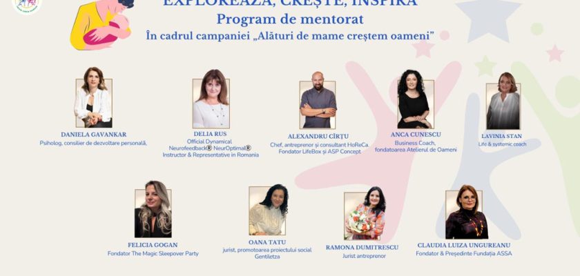 Fundația ASSA, mentorat mame, Claudia Ungureanu, Daniela Gavankar, Delia Rus, Interacțiuni și Conexiuni, femei vulnerabile, sprijin emoțional, dezvoltare personală, educație financiară