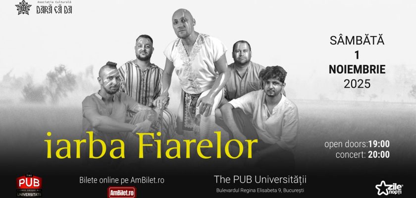 iarba Fiarelor, concert București, The Pub Universității, Ceriu Negru, muzică folk-rock