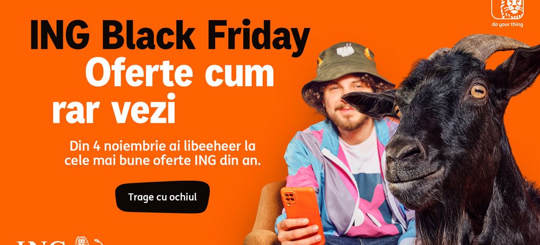 ING Bank Black Friday, ING Bazar, cashback Amazon, credite ING, Disney Plus gratuit, oferte bancare 2025
