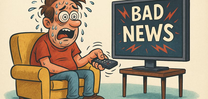 știri negative, sănătate mintală, anxietate, depresie, stres, doomscrolling, bias negativ, traumă mediatică, echilibru emoțional, consum media conștient