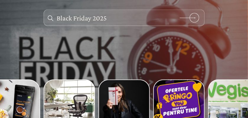 Black Friday 2025, Vegis, Niavis, Workspace Studio, Herman Miller, Bringo YOU, Complice.ro, experiențe, produse bio, reduceri, lifestyle.