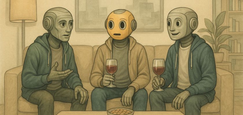 fericire, inteligență artificială, introspecție, echilibru interior, sensul vieții, Întreb AI deci exist, emoție, recunoștință