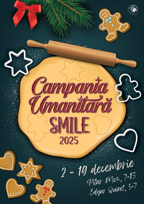 Campania Umanitară SMILE Studenții de la Universitatea București aduc bucurie în prag de sărbători