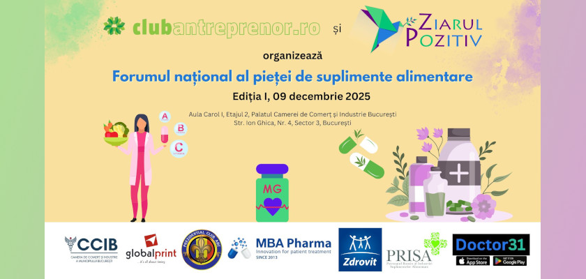 Forumul național al pieței de suplimente alimentare 9 decembrie 2025 coperta zp