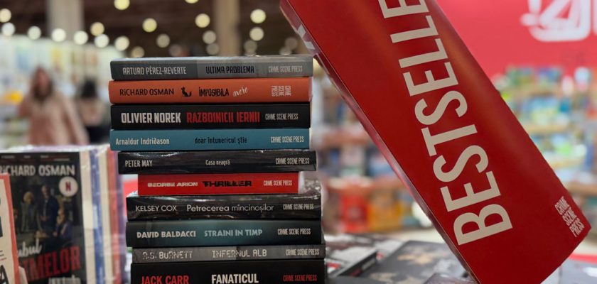 Gaudeamus 2025, Crime Scene Press, thrillere, mister, top vânzări, autori internaționali, cărți noi