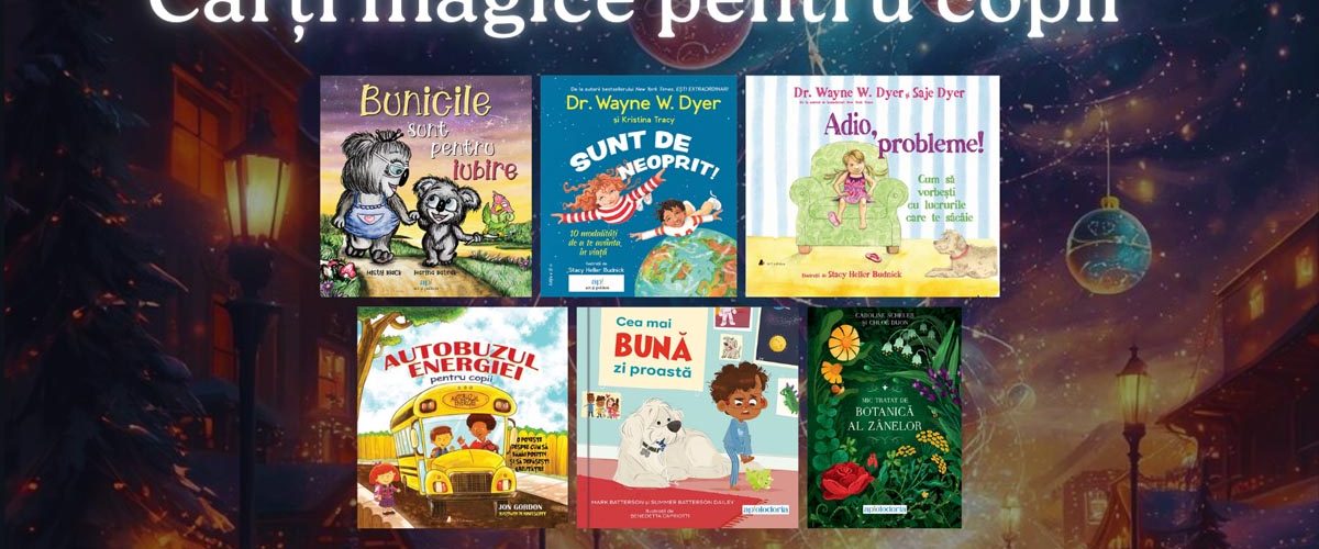 cărți pentru copii, povești de Crăciun, ap ACT și Politon, lectură pentru copii, cadouri sub brad, cărți ilustrate, recomandări lectură copii