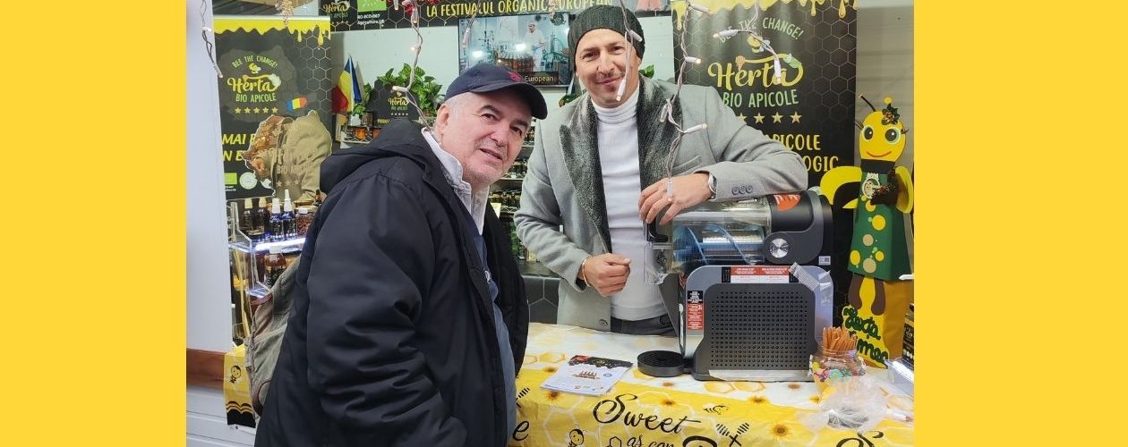 miere bio românească, Herța Bio Apicole, miere ecologică, apicultură ecologică România, Mărginimea Sibiului, Premii Organice Europene, produse bio românești, miere certificată european