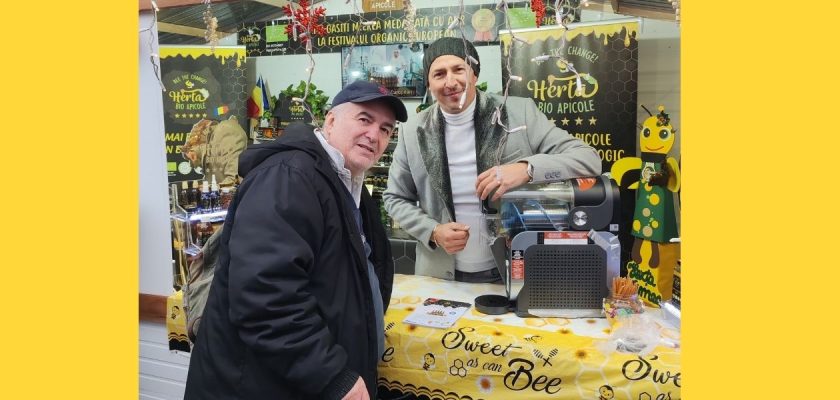 miere bio românească, Herța Bio Apicole, miere ecologică, apicultură ecologică România, Mărginimea Sibiului, Premii Organice Europene, produse bio românești, miere certificată european